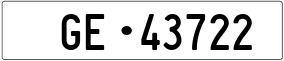 Truck License Plate